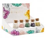 Wellbeing Health Crystals In Glass Bottle