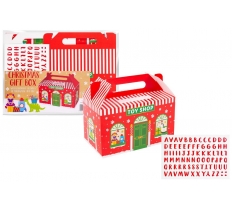 CHRISTMAS TOY SHOP BOX WITH HANDLE