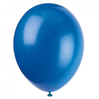 12" Premium Latex Balloons 10 Pack Evening Blue