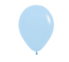 Sempertex Pastel Matt Blue 5" Latex Balloons 100 Pack
