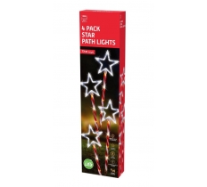 Led Candy Star Path Lights 4Pc