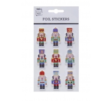 Foil Nutcracker Stickers ( Assorted Designs )