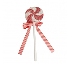 Candy Cane Red Lollipop 10 x 25cm