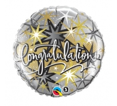 Qualatex 18" Round Congratulations Elegant Balloon