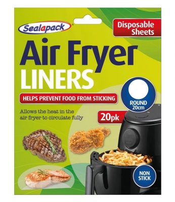 Dispoable Air Fryer Liner Round 20 Pack 20cm