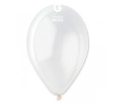 Gemar 13" Pack 50 Latex Balloons Crystal #000