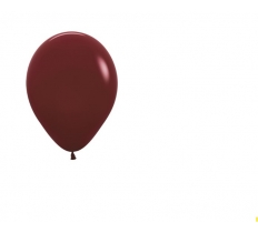 Sempertex 5" Merlot Latex Balloons 50 Pack
