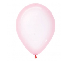 Crystal Pastel Pink Latex Balloons 12"/30cm - 50 PC