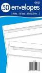 County White Self Seal ( 89mm X 152mm ) 50 Pack