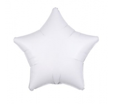 Amscan Metallic White Star Standard Pack age Foil Balloons