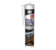 Waterproof Roof & Gutter Repair Sealant Black 280ml