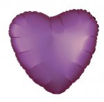 Amscan Silk Lustre Flamingo Heart Standard Foil Balloons