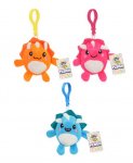 Dinosaur Plushies with Plastic Clips (3"/8cm)