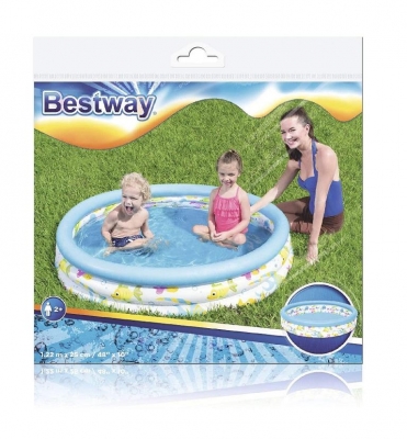 48" x 10" Coral Paddling Pool
