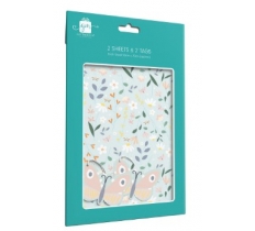 Sheet & Tag Delicate Flowers