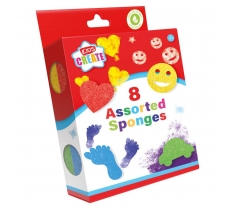 Kids Create Activity Assorted Sponges 8 Pack