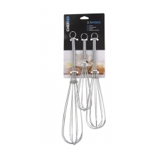 Chef Aid 3 Whisks