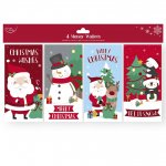 Christmas Cute Money Wallet Polybag Pack OF 4