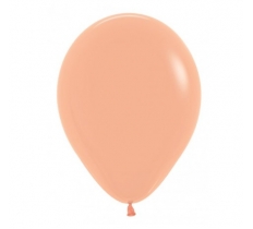 Sempertex 12" Peach Blush Latex Balloons 12 Pack