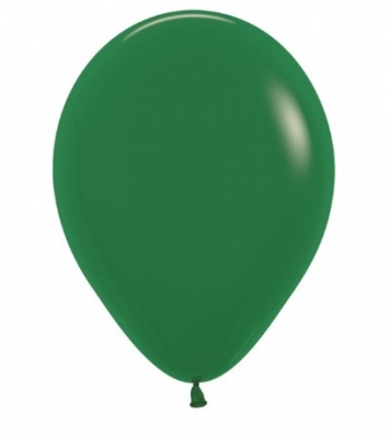 Sempertex 12" Fashion Forest Green Latex Balloons 12 Pack