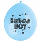 10 9" Birthday Boy Balloon