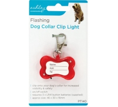 Flashing Dog Collar Clip Light