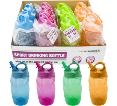 Flip Lid Sports Bottle 500ml ( Assorted Colours )