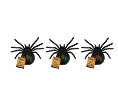 Black Neon Bead Squishy Spider