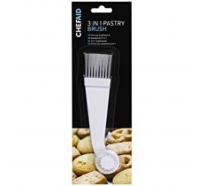 CHEF AID 3 IN 1 PASTRY BRUSH CARDED