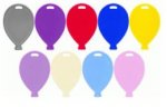 Balloon Shape Weights Primary Mix ( 100Pcs )