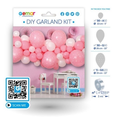 Gemar Diy Garland Kit Baby Pink