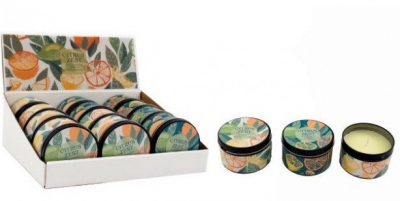 Citrus Zest Tin Candle
