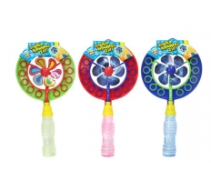 Bubble Windmill Fan 2 In 1 ( Assorted Designs )