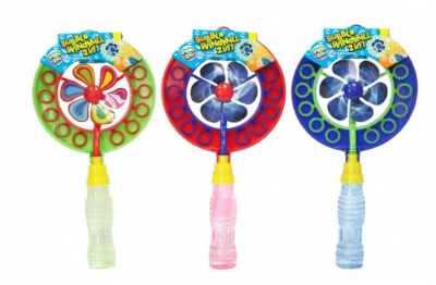 Bubble Windmill Fan 2 In 1 ( Assorted Designs )