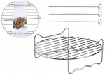 Air Fryer Rack With 3 Skewers 19 X 19 X 5cm