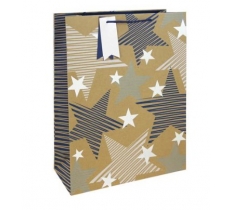 Kraft Blue Stars XL Bag