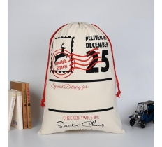 Rudolph Express Deliver December 25th Santa Sack 70cm X 50cm