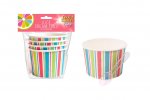 Bello 4 Ice Cream Tubs & Spoon Stripe/Lolly Design
