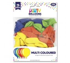 Party Balloons Multi 25 Pack