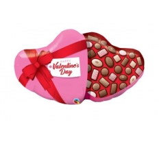 39" SHAPE VALENTINES DAY CANDY BOX BALLOON