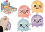 Sugar Maltose Squeeze Glitter Octopus 6.6cm