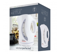KitchenPerfected 2Kw 1.7Ltr Cordless Kettle - White