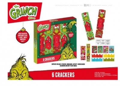 The Grinch 6 X 12" Crackers