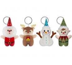 10cm Christmas Plush Keychain