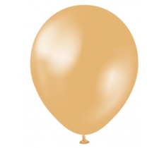 Kalisan 5" Metallic Gold Latex Balloon 100 Pack