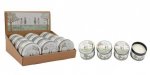 Pebble Tin Candle 8x5cm