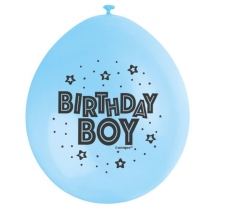 10 9" Birthday Boy Balloon