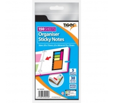 Organiser Sticky Notes 150 Sheets ( Assorted Sizes )