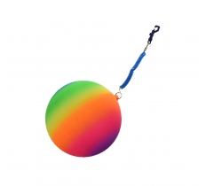 10" ( 25cm ) Neon Rainbow Ball With Keychain