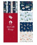 Christmas Gift Wrap 4M Country Woodland